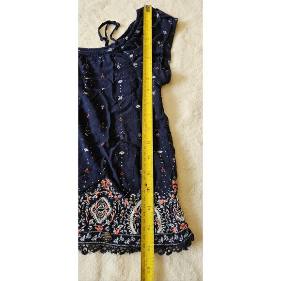 Superdry Revolution Ladies Navy Summer Off Shoulder Top Size Medium 8 - Picture 6 of 10